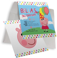Peppa Pig Birthday Party Personalised Collection